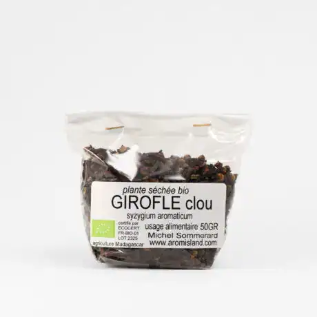 Clous de girofle bio en sachet kraft artisanal