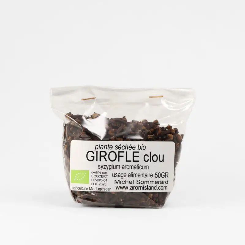 Clous de girofle bio en sachet kraft artisanal
