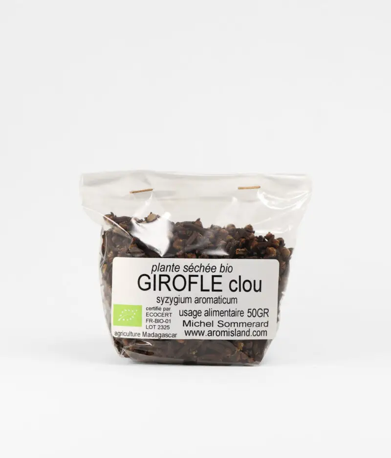 Clous de girofle bio en sachet kraft artisanal