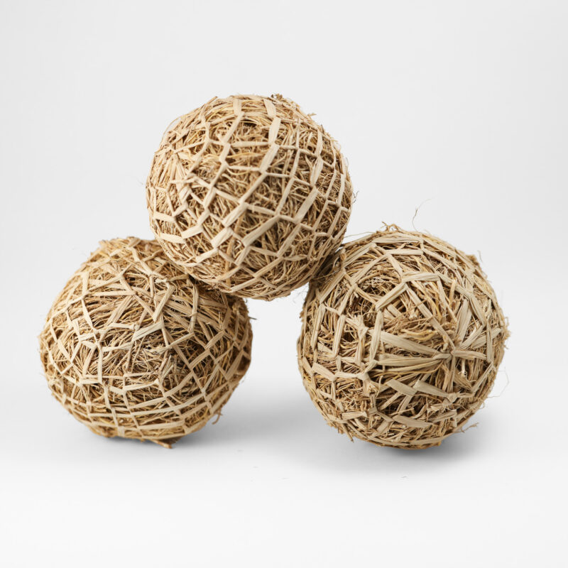 Diffuseur Boule à Senteurs en fibres de paille de riz, vue d'ensemble