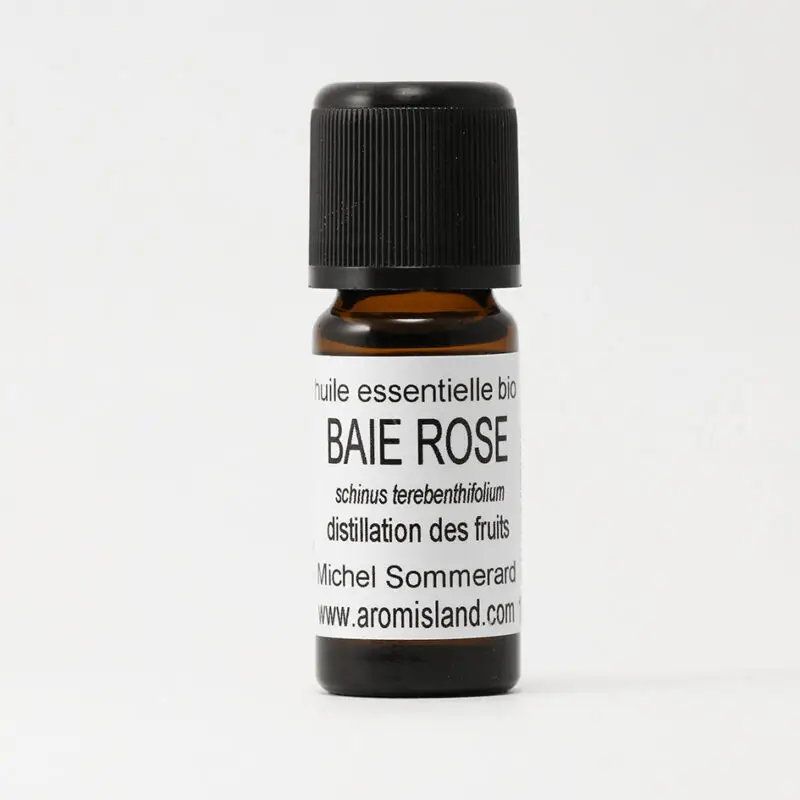 "Huile essentielle de Shinus Terebenthifolius – Poivre rose rare et précieux"