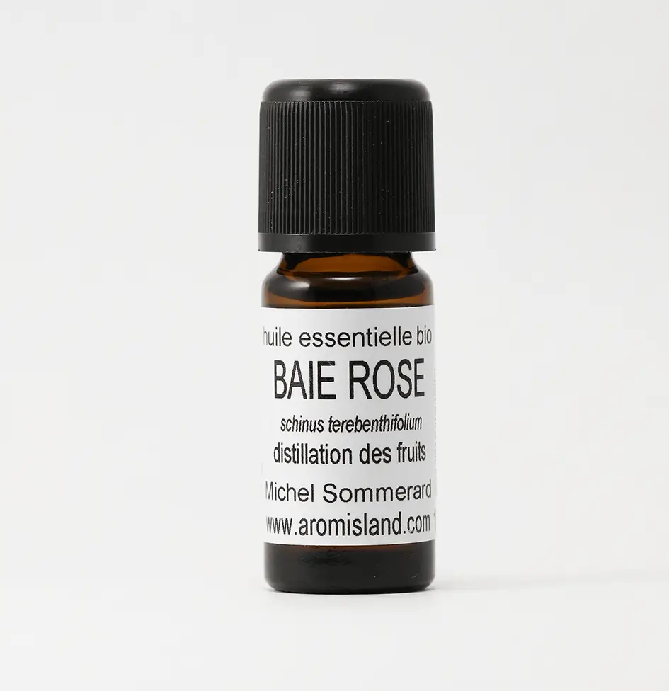 "Huile essentielle de Shinus Terebenthifolius – Poivre rose rare et précieux"
