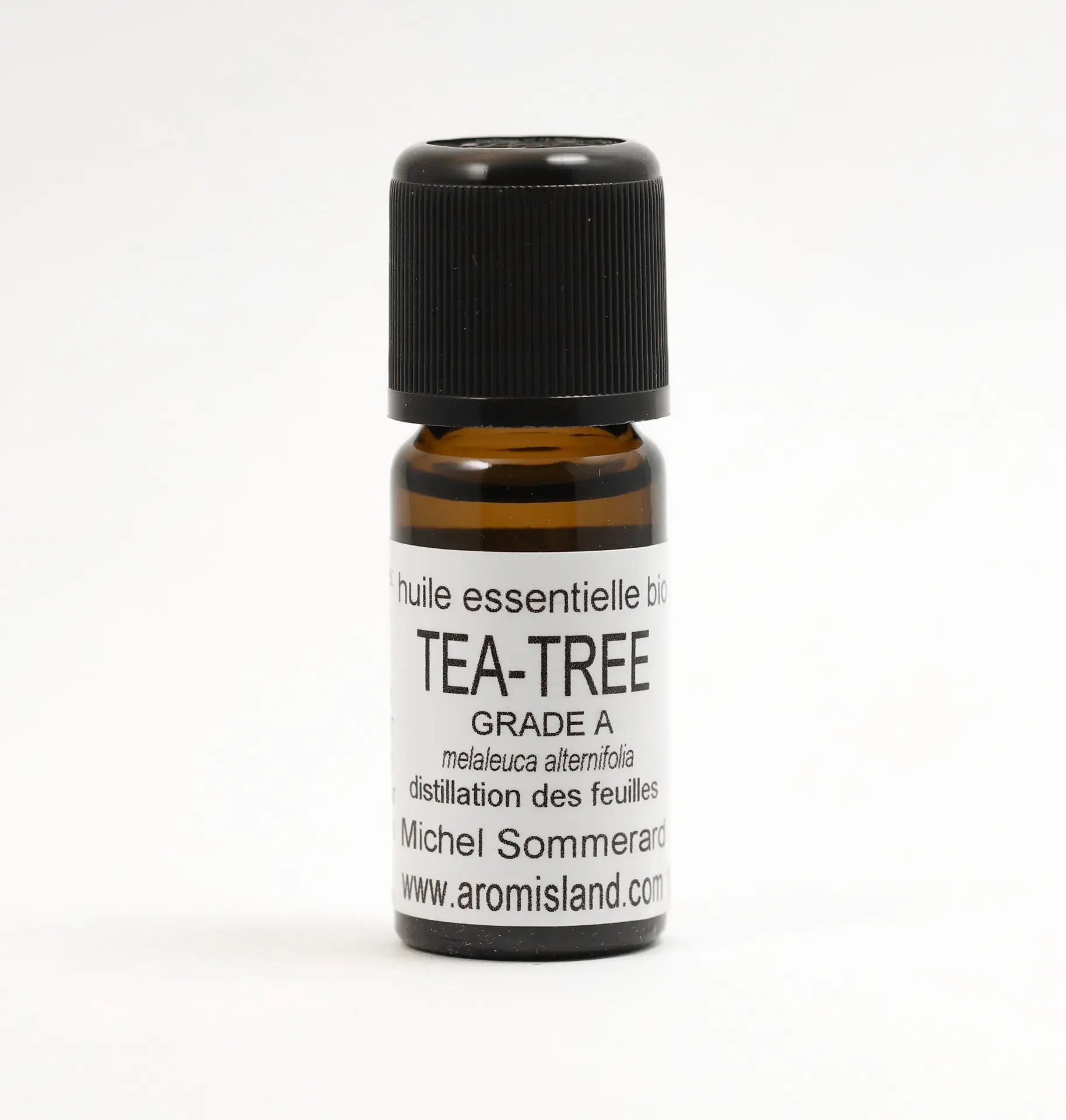 Flacon d' Huile Essentielle de Tea Tree Bio Grade A ( Melaleuca alternifolia ) , distillation pure et artisanale.