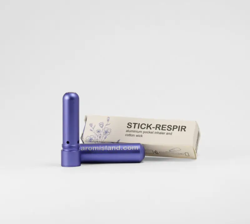 Stick Respir – Inhalateur en aluminium pour huiles essentielles