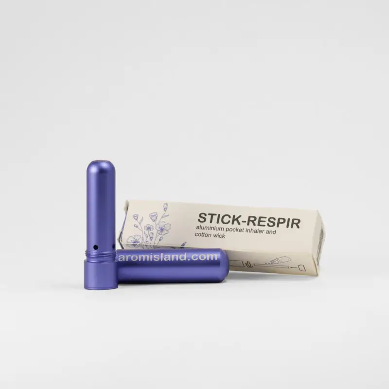 Stick Respir – Inhalateur en aluminium pour huiles essentielles