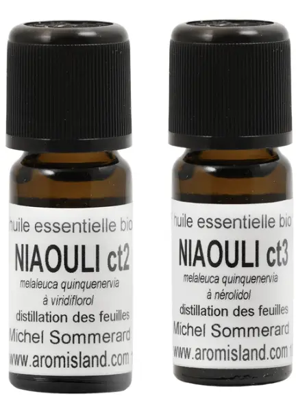 Flacons Aromisland Niaouli CT2 & CT3