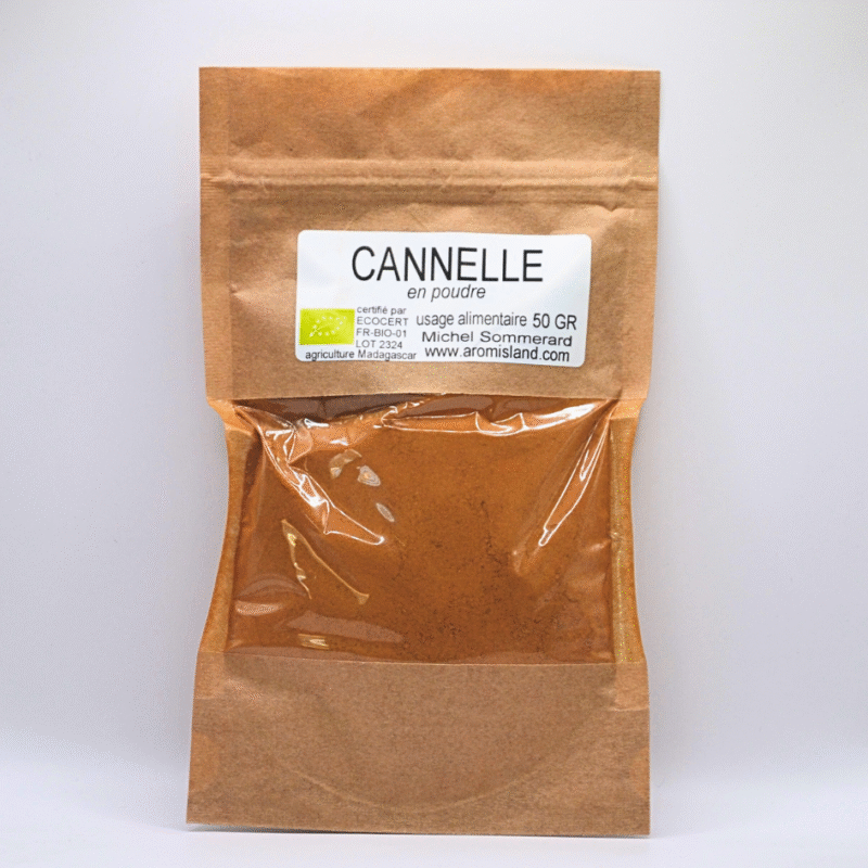 Poudre de cannelle bio