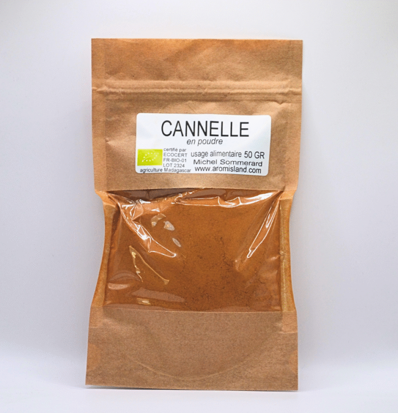 Poudre de cannelle bio