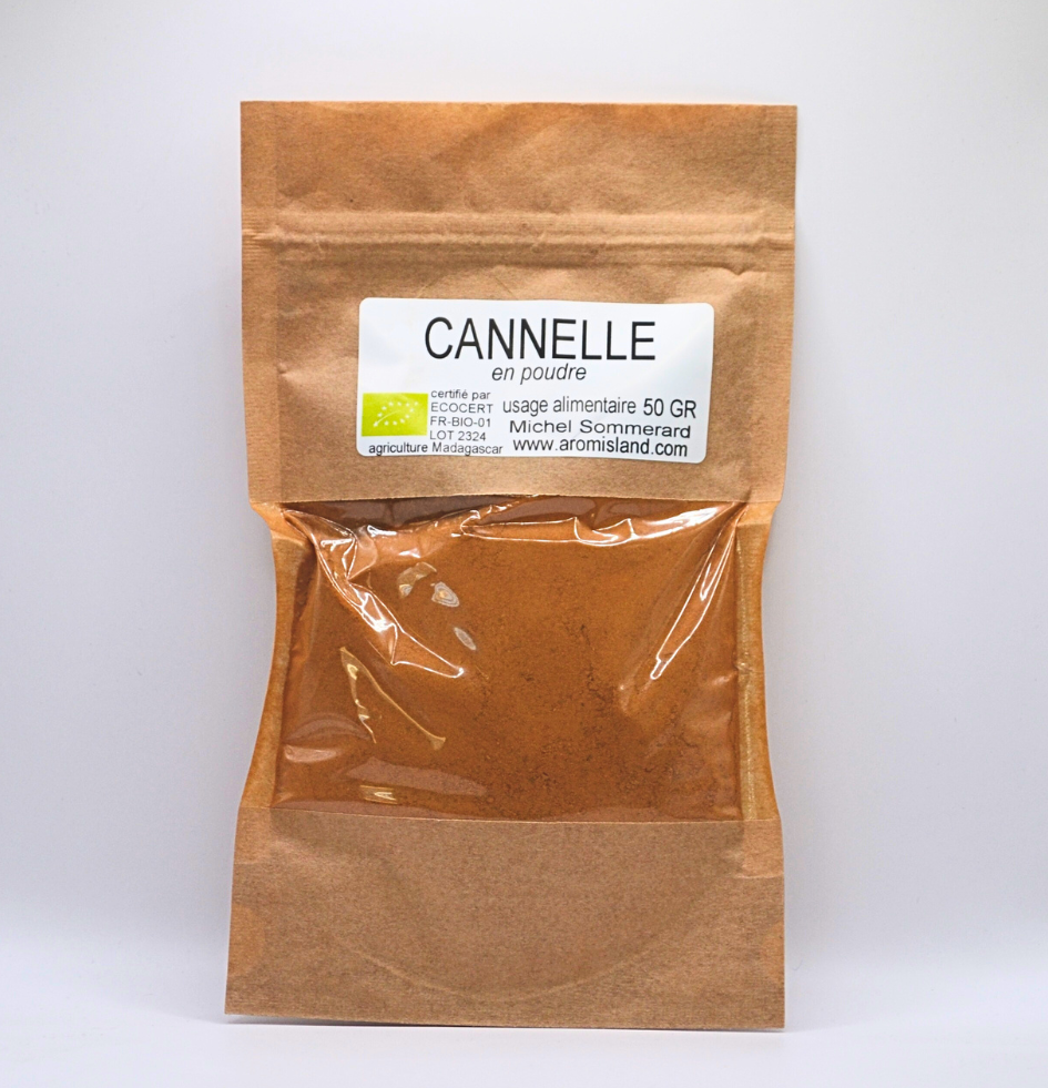 Poudre de cannelle bio