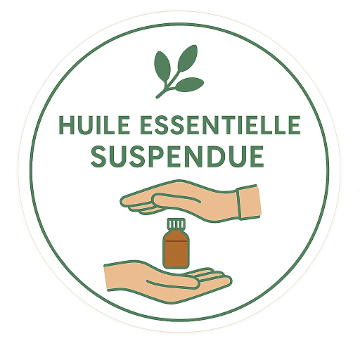 Logo huile suspendue