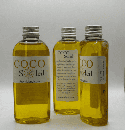Coco Soleil – Huile Sèche Bio Corps & Soleil