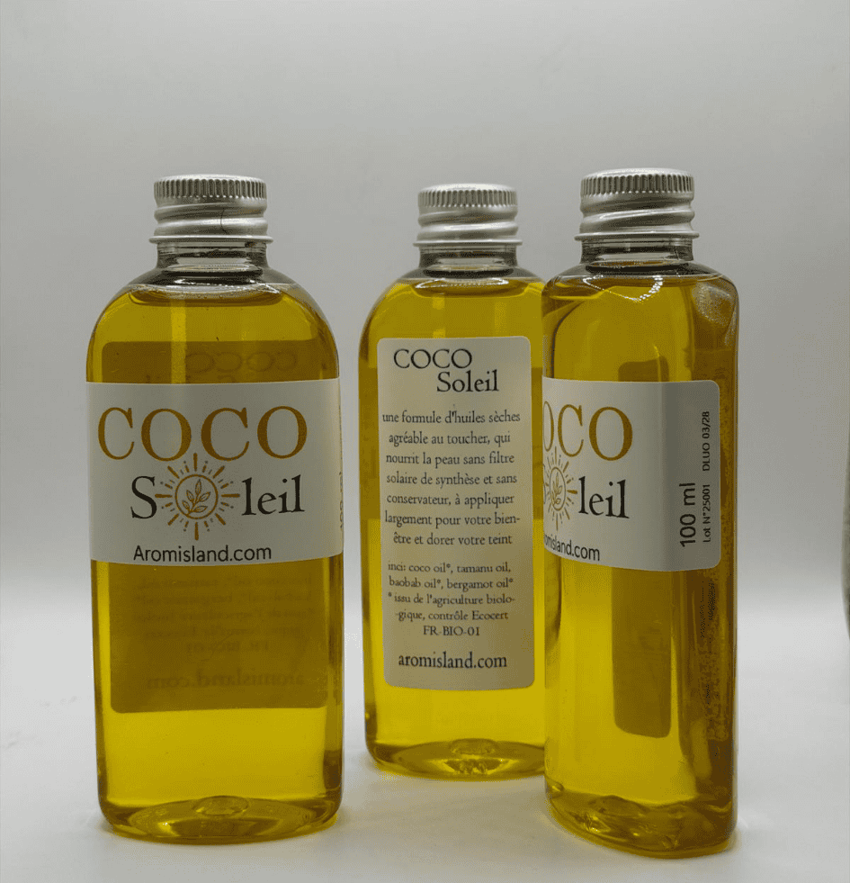 Coco Soleil – Huile Sèche Bio Corps & Soleil