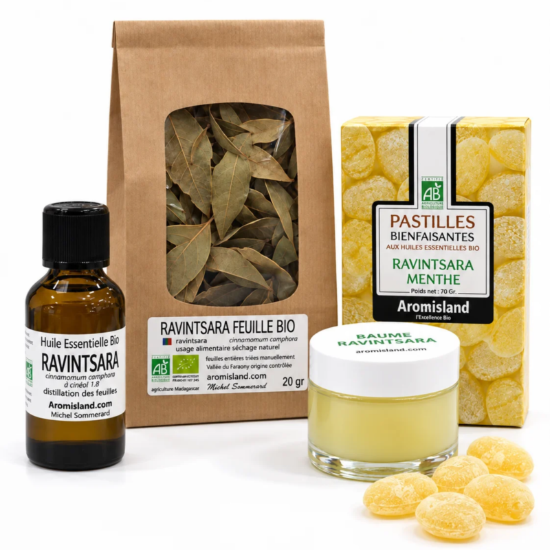 Pack Ravintsara Bio de Madagascar – 4 Produits